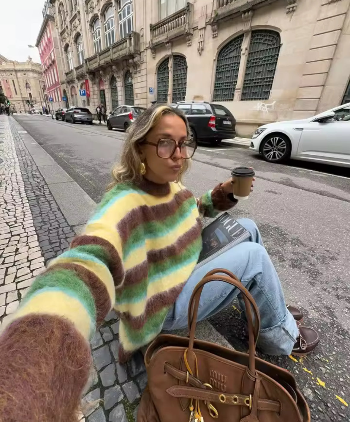 Color Stripe Pullover