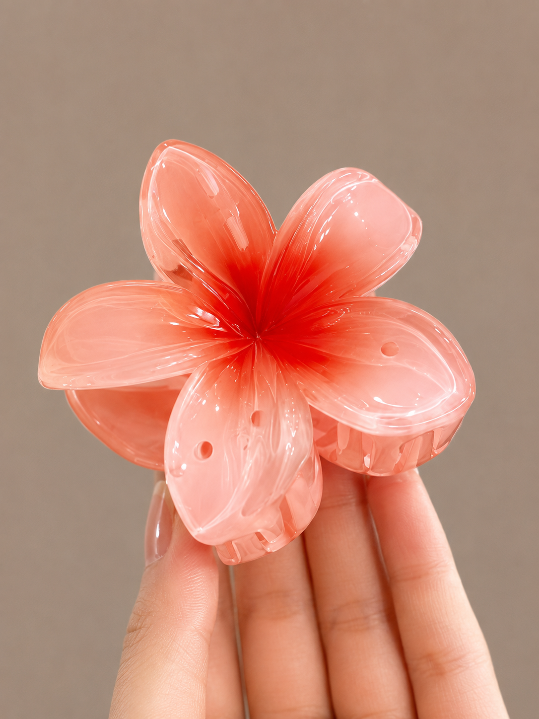 Blumen Haarklammer Set – Große Haarspange in Blütenform | Hair Claw Clip für Damen
