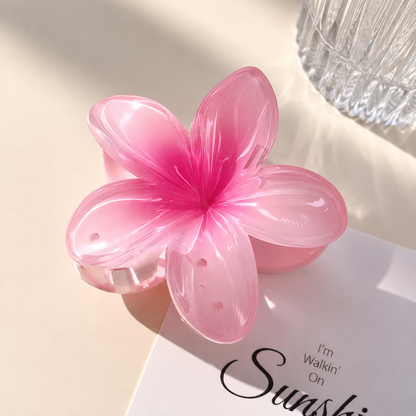 Blumen Haarklammer Set – Große Haarspange in Blütenform | Hair Claw Clip für Damen