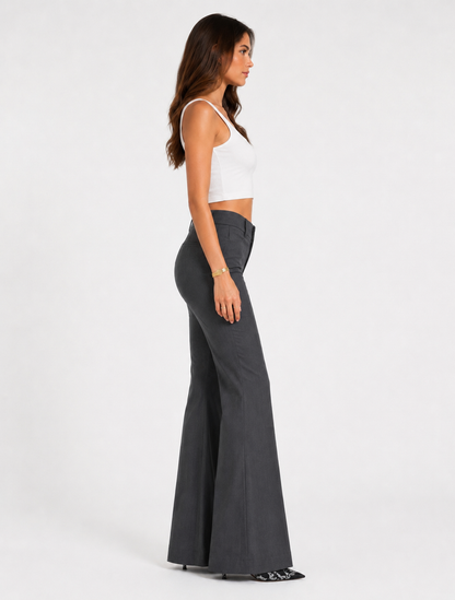 High-Waist Schlaghose
