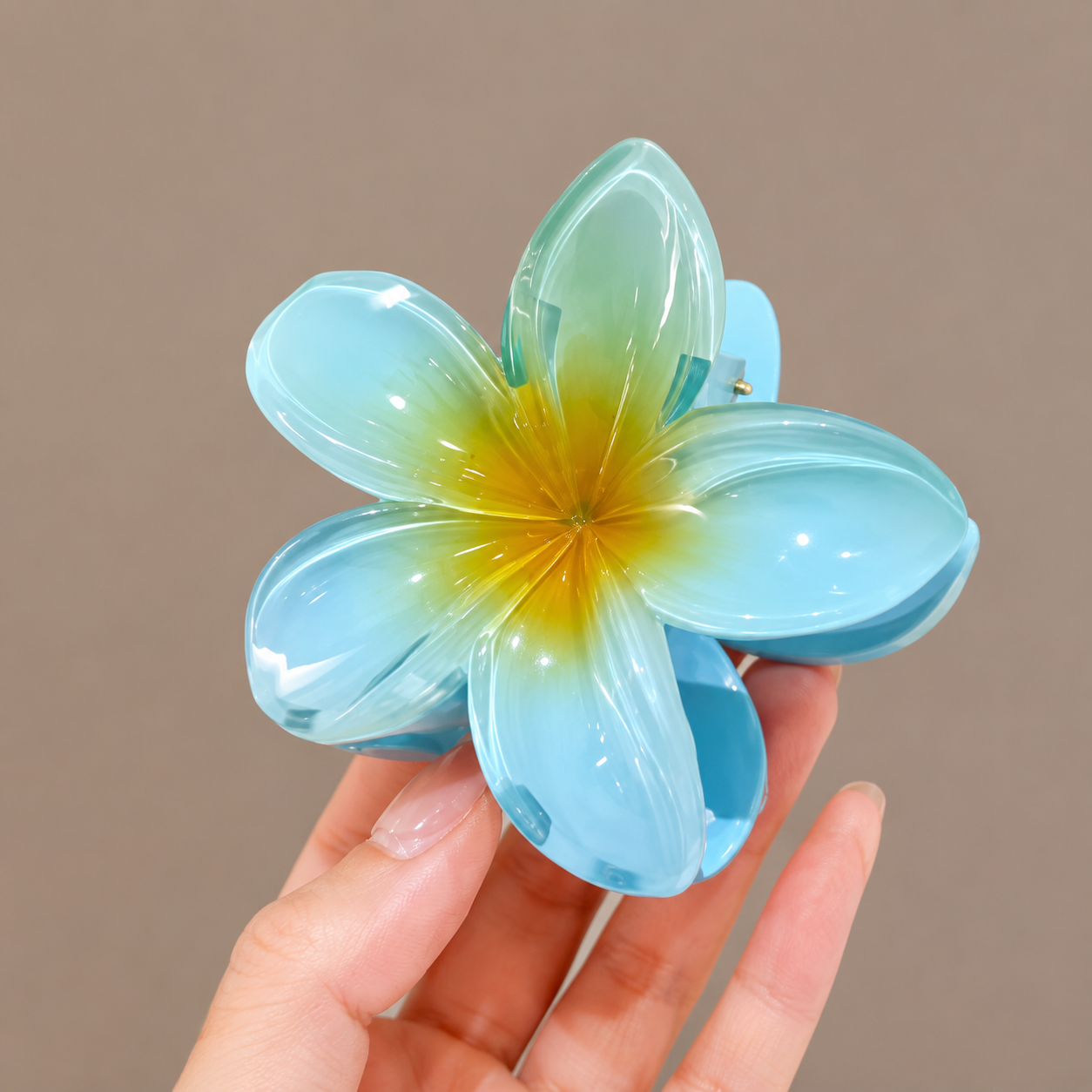 Blumen Haarklammer Set – Große Haarspange in Blütenform | Hair Claw Clip für Damen