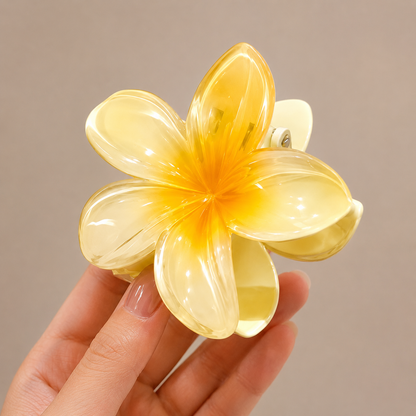 Blumen Haarklammer Set – Große Haarspange in Blütenform | Hair Claw Clip für Damen