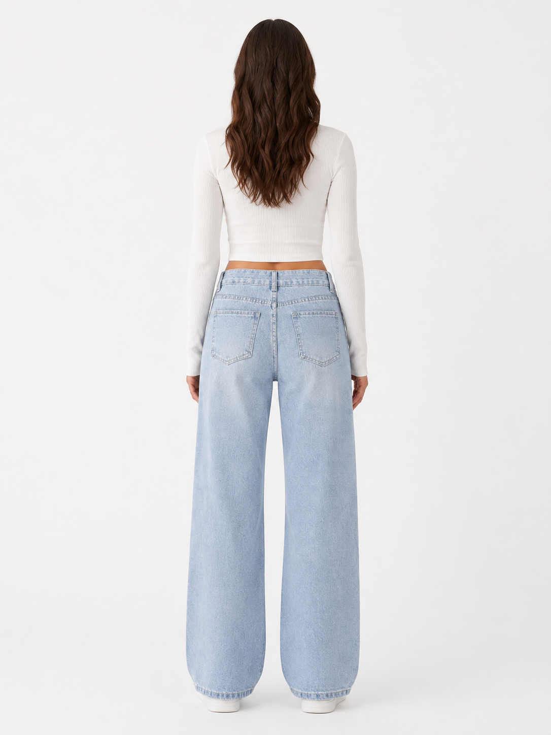Light Blue Straight Jeans