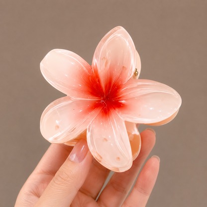 Blumen Haarklammer Set – Große Haarspange in Blütenform | Hair Claw Clip für Damen