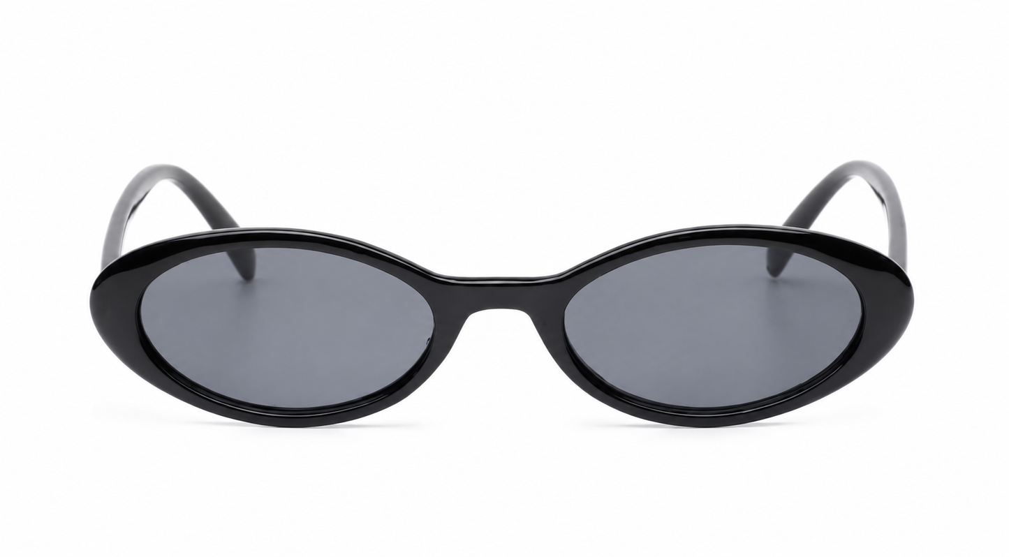 Damen Ovale Sonnenbrille Havanna – Retro-Design mit braunen Gläsern