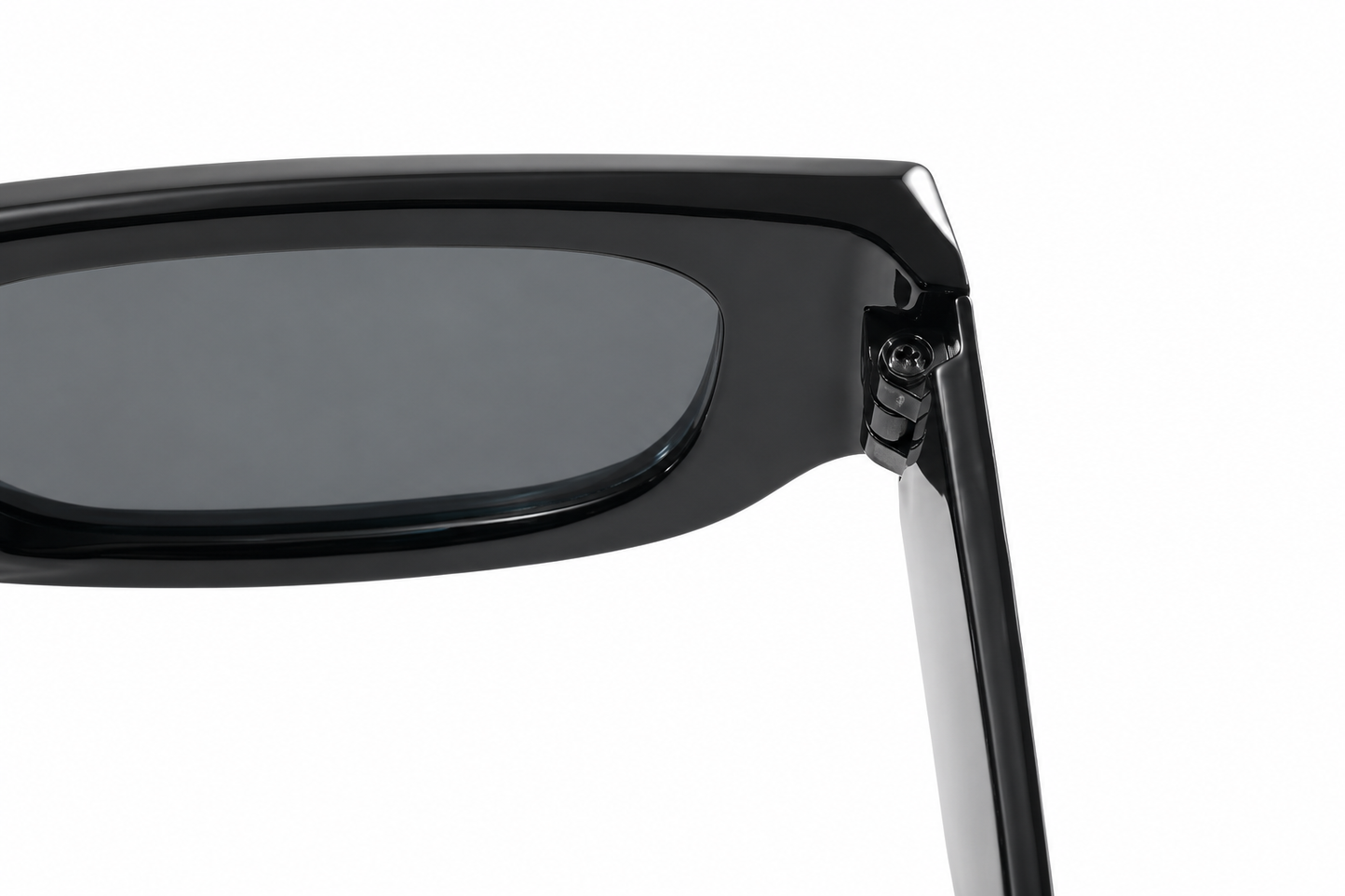 Damen Oversize Sonnenbrille Schwarz – Rechteckig mit braunen Gläsern