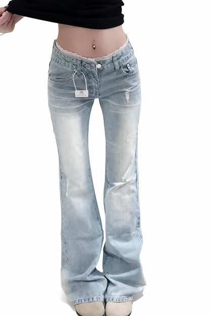 Damen Bootcut Jeans