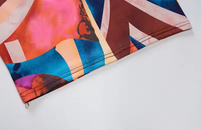 Color Art Maxi Dress – Bunter Hingucker für Sommernächte