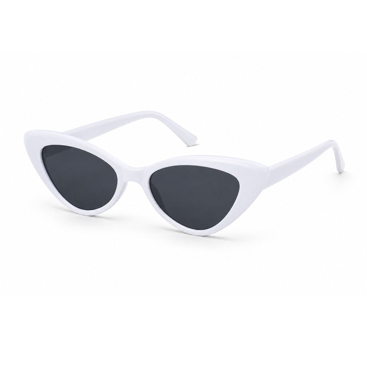 Damen Cat-Eye Sonnenbrille Transparent Braun – Elegantes Retro-Design