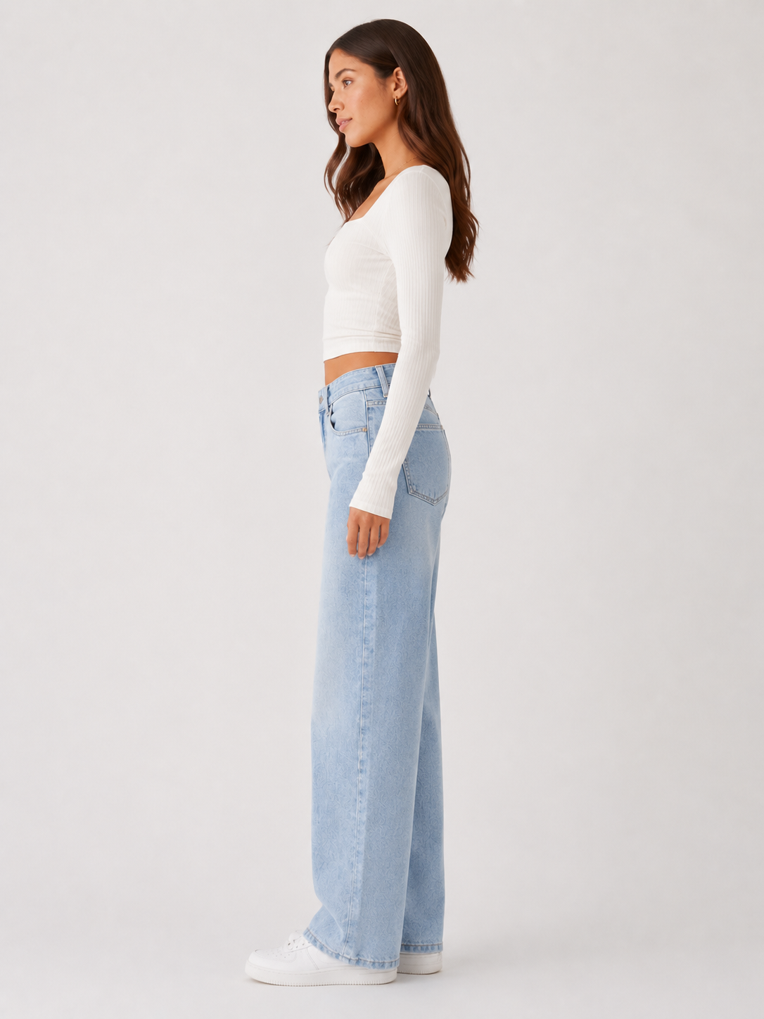 Light Blue Straight Jeans