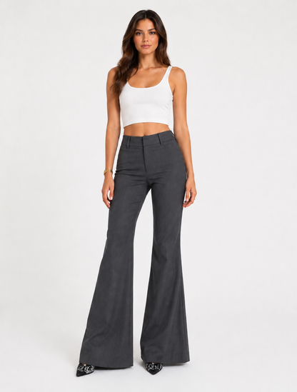 High-Waist Schlaghose