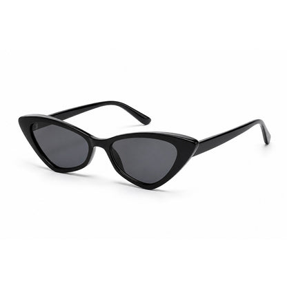 Damen Cat-Eye Sonnenbrille Transparent Braun – Elegantes Retro-Design