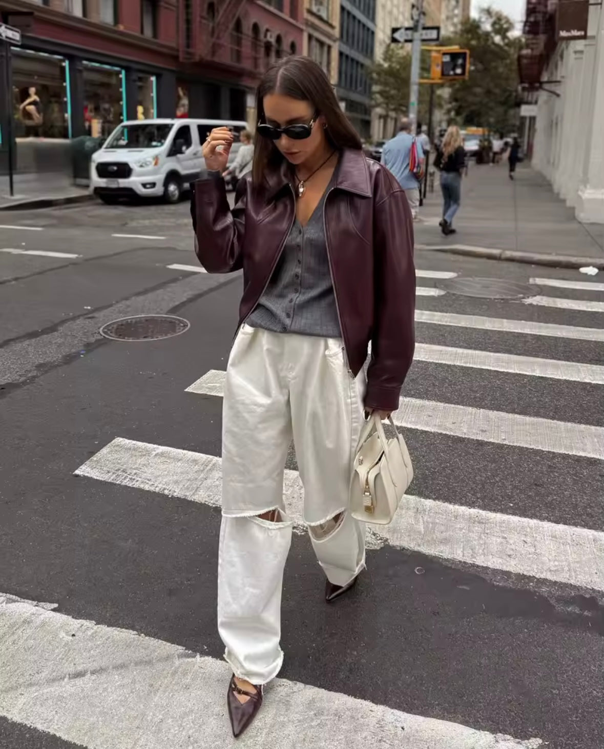 Burgundy Dream – Polyester Jacke