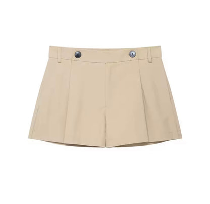 Oversize-Jacke in beige mit Taillengürtel