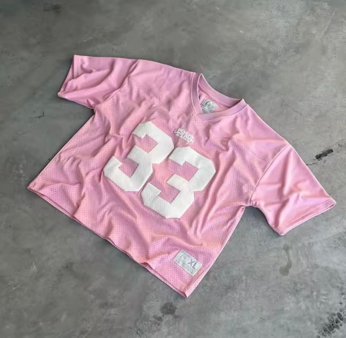 Retro Football Jersey Pink