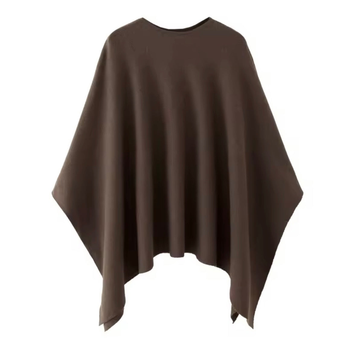 Damen Poncho Oberteil im Oversize-Stil – Lässig & warm