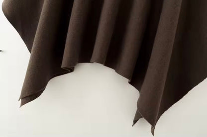 Damen Poncho Oberteil im Oversize-Stil – Lässig & warm