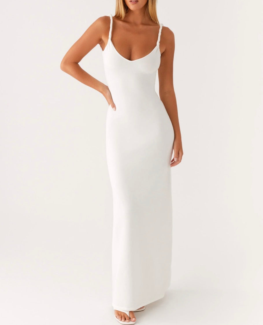 Elegantes Damen Maxi Kleid – Rückenfrei & Ärmellos – 3 Farben