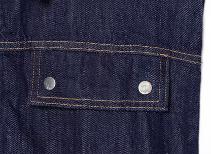 Denim-Zweiteiler mit Weste und Wide-Leg-Hose