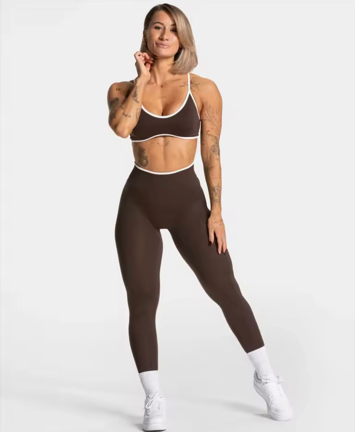 Push Up Seamless Leggings Damen