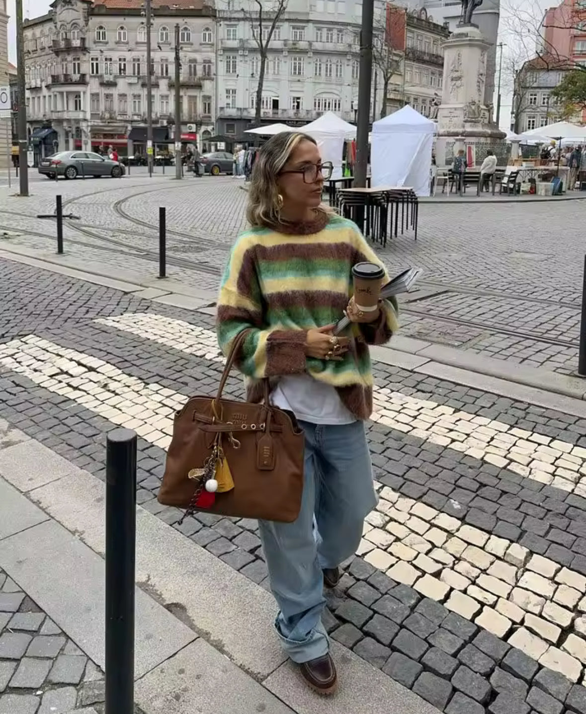 Color Stripe Pullover