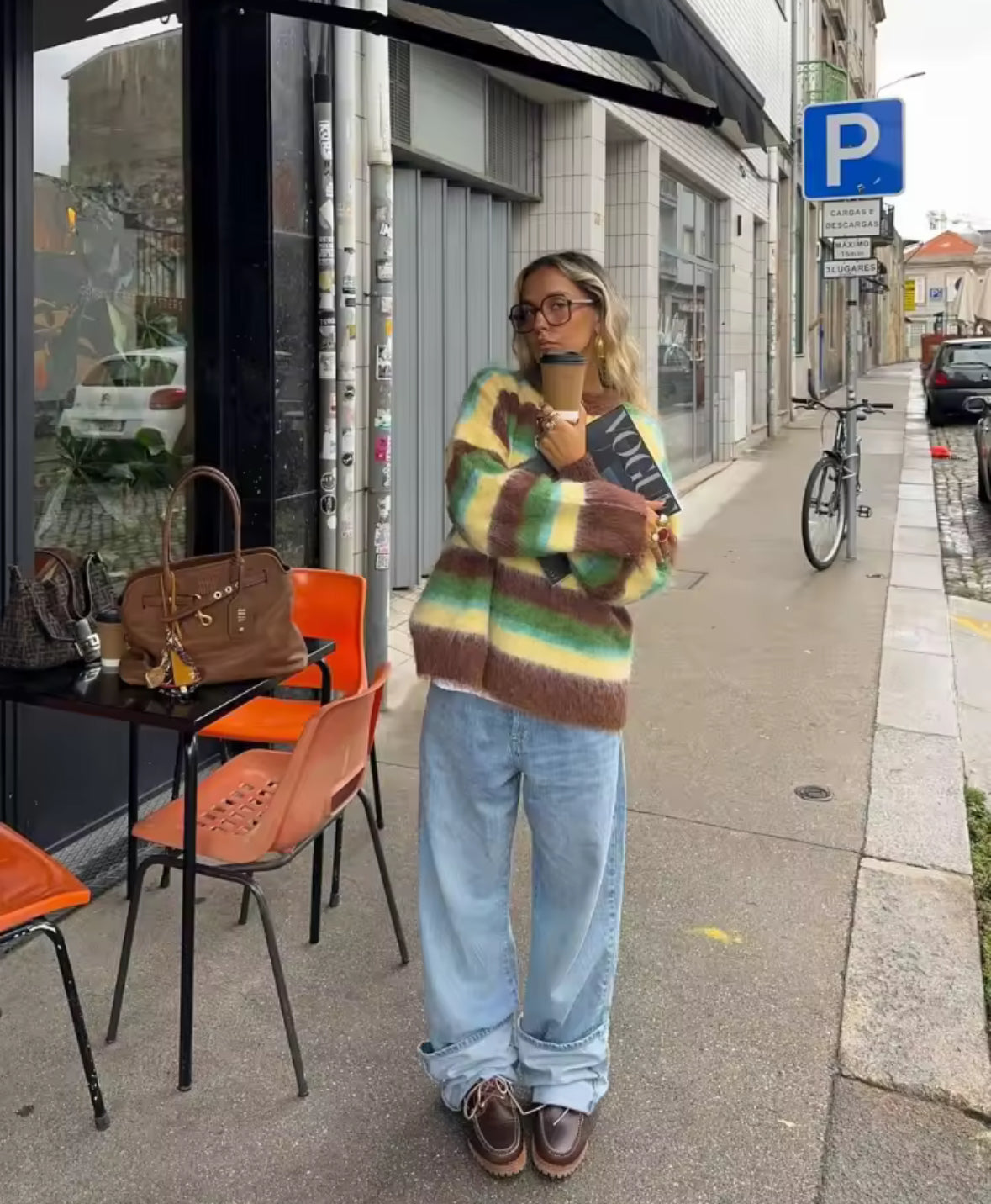 Color Stripe Pullover