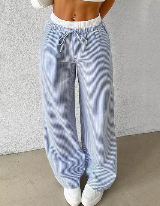 Luftige Streifenhose – Casual Fit