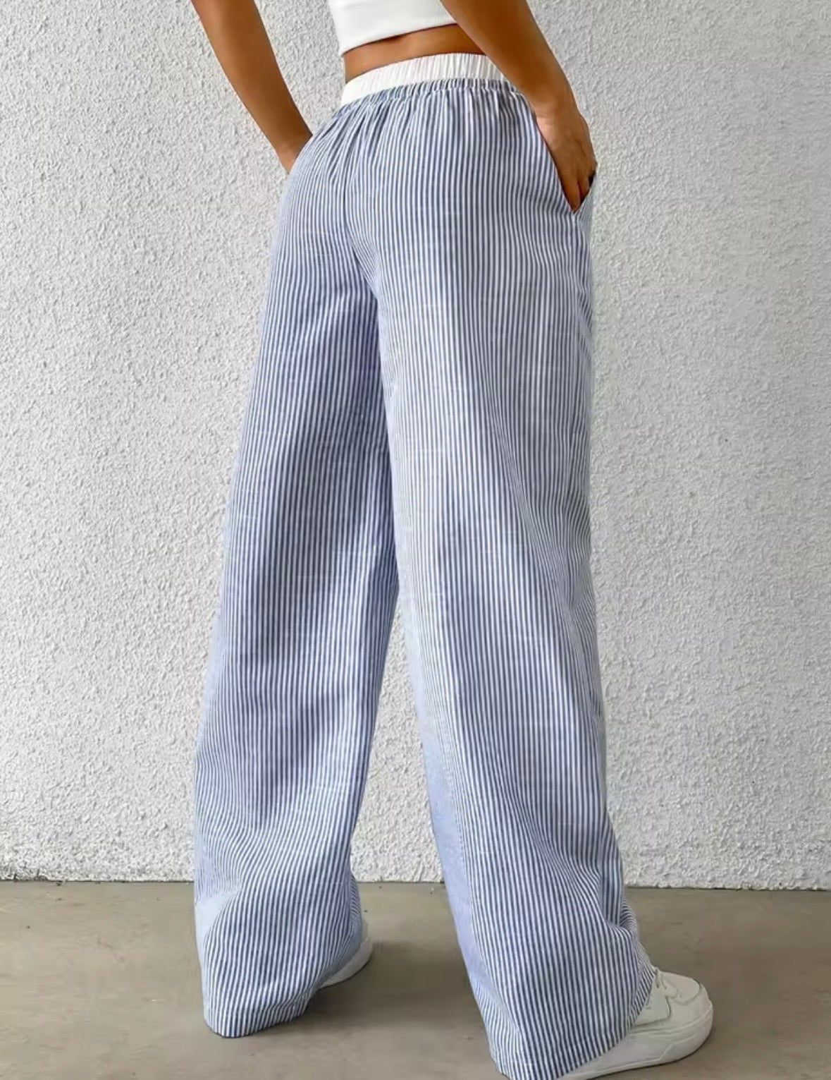 Luftige Streifenhose – Casual Fit