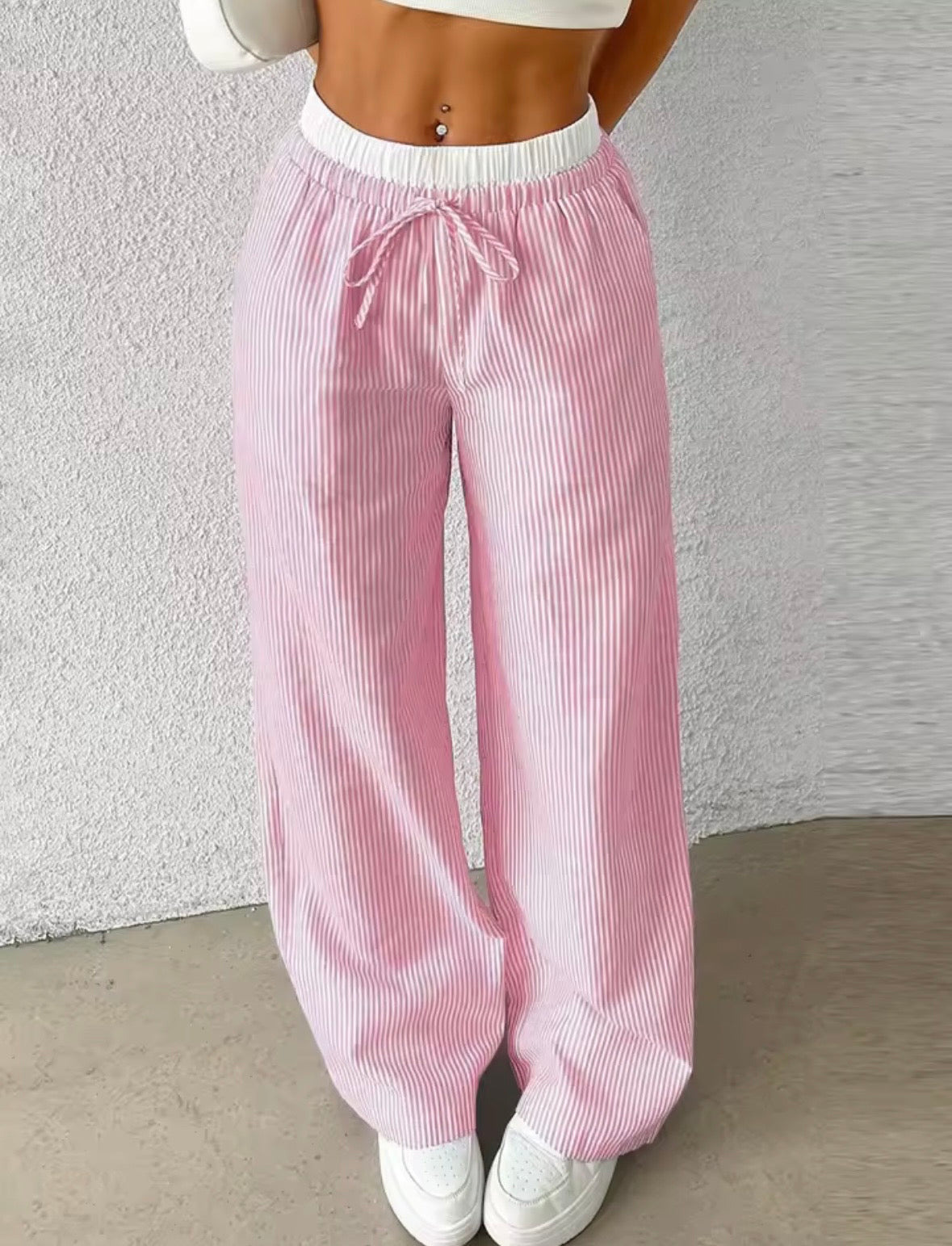 Luftige Streifenhose – Casual Fit