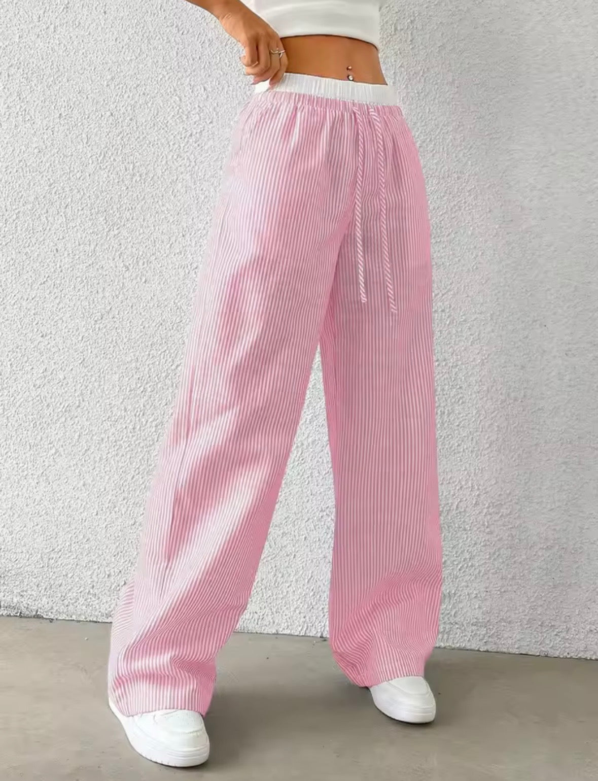 Luftige Streifenhose – Casual Fit