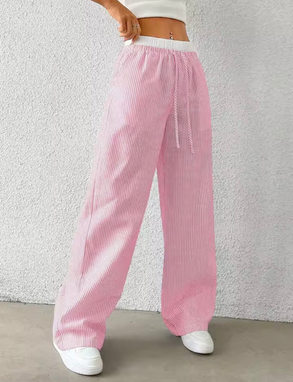 Luftige Streifenhose – Casual Fit