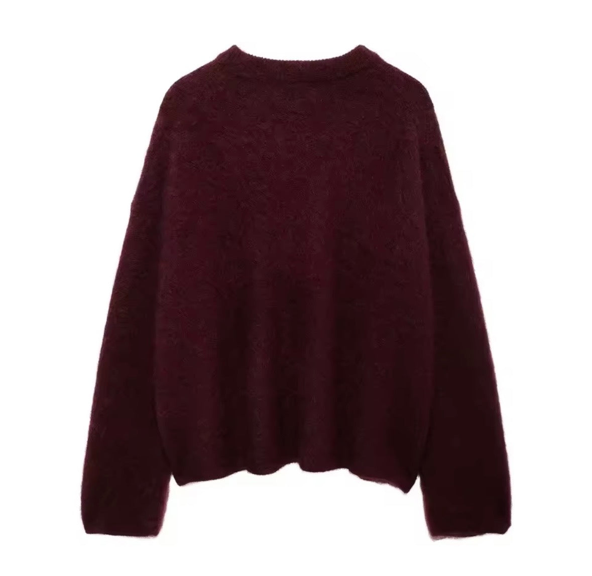 Flauschiger Oversize-Pullover