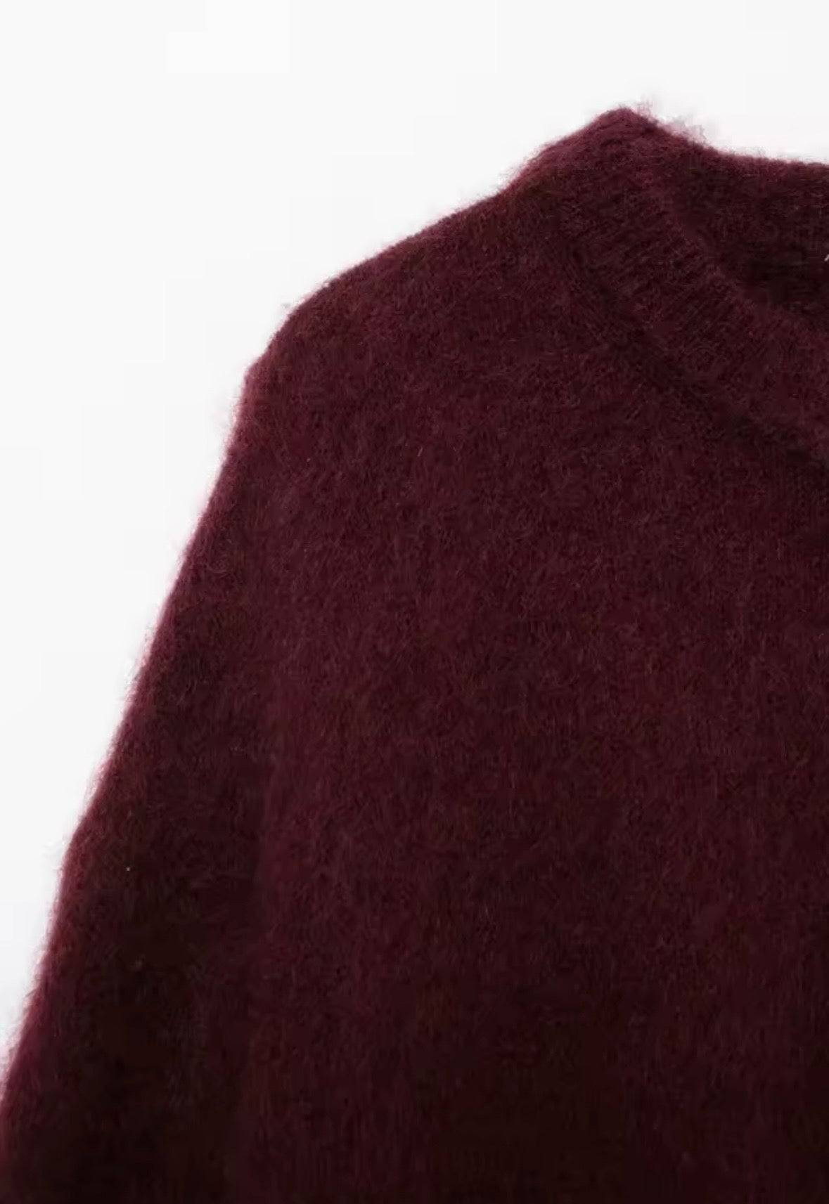 Flauschiger Oversize-Pullover