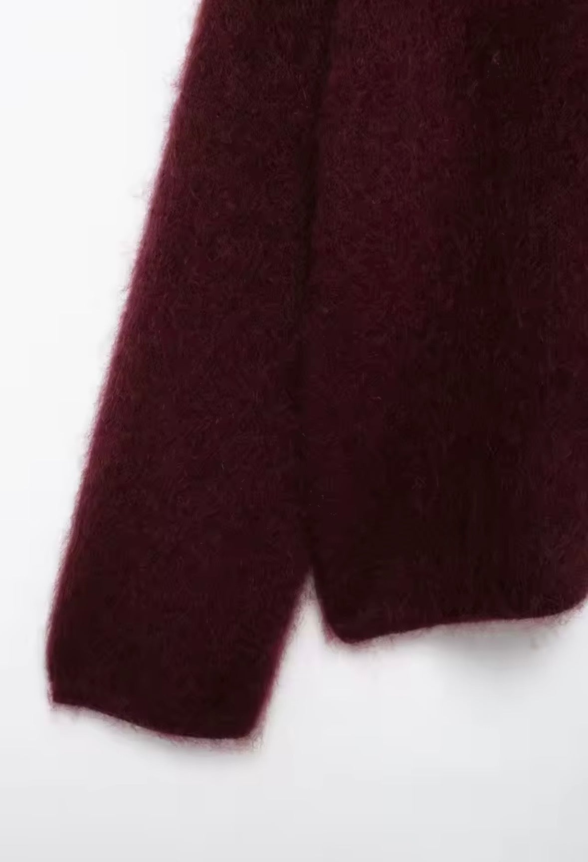 Flauschiger Oversize-Pullover