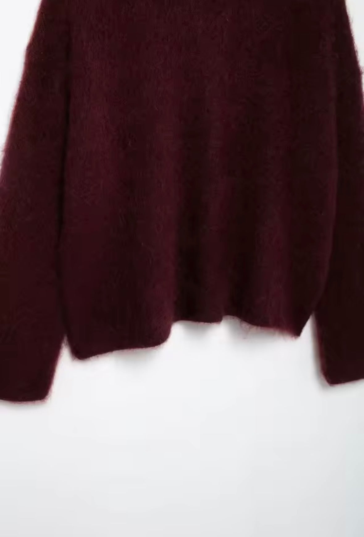 Flauschiger Oversize-Pullover