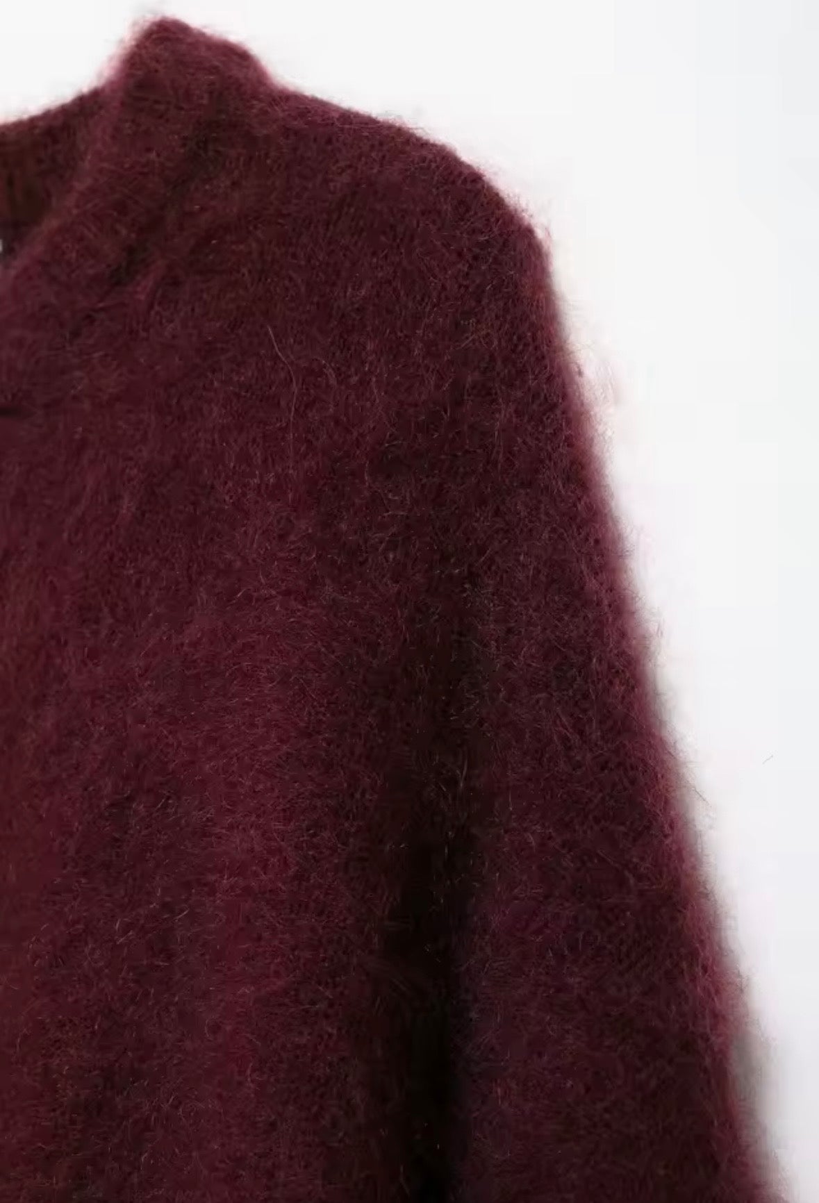 Flauschiger Oversize-Pullover