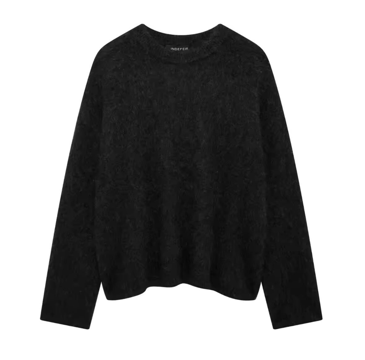 Flauschiger Oversize-Pullover