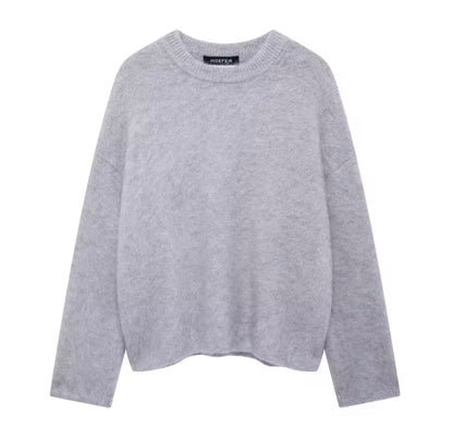 Flauschiger Oversize-Pullover