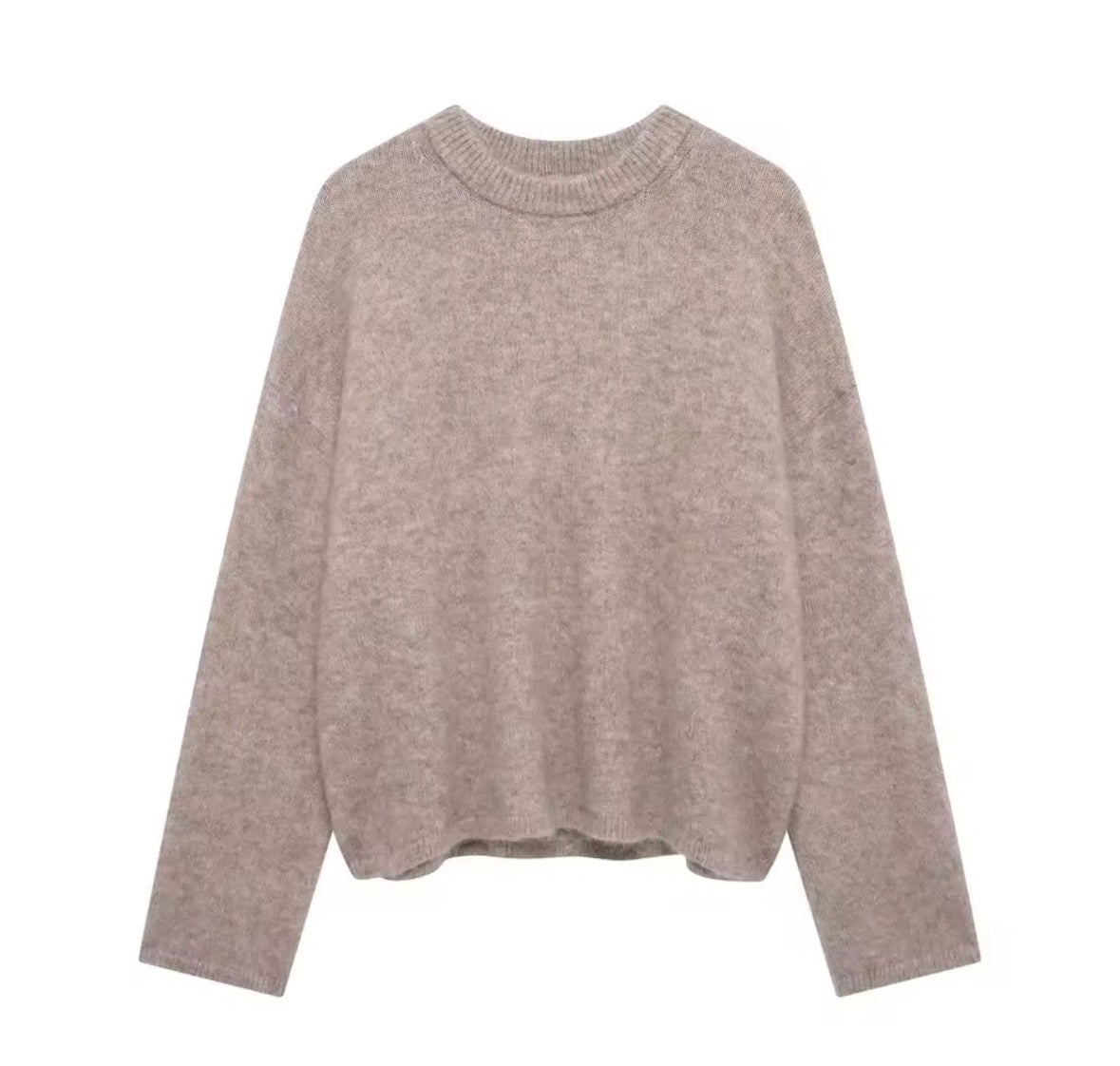 Flauschiger Oversize-Pullover