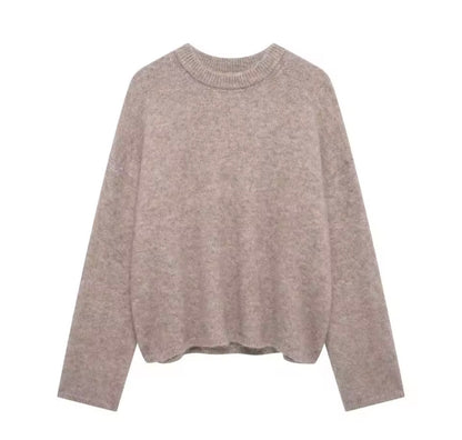 Flauschiger Oversize-Pullover