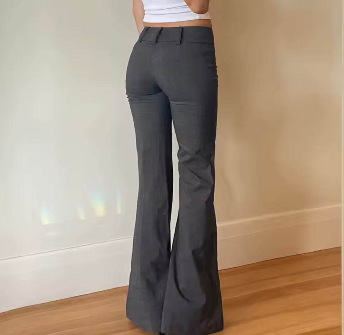 High-Waist Schlaghose