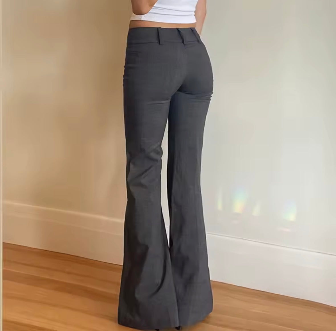 High-Waist Schlaghose