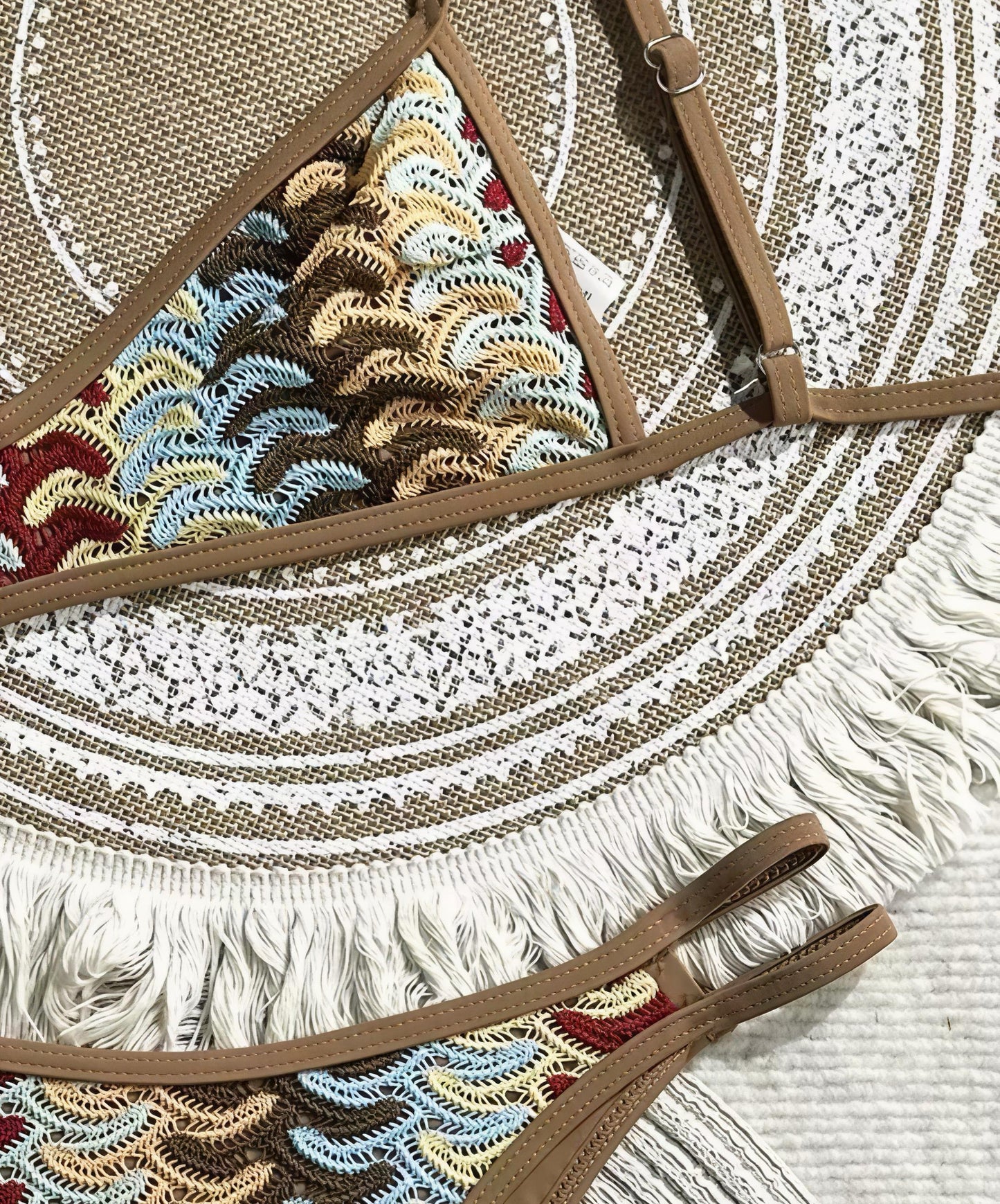 Boho Wave Bikini Set – Handgehäkelter Look