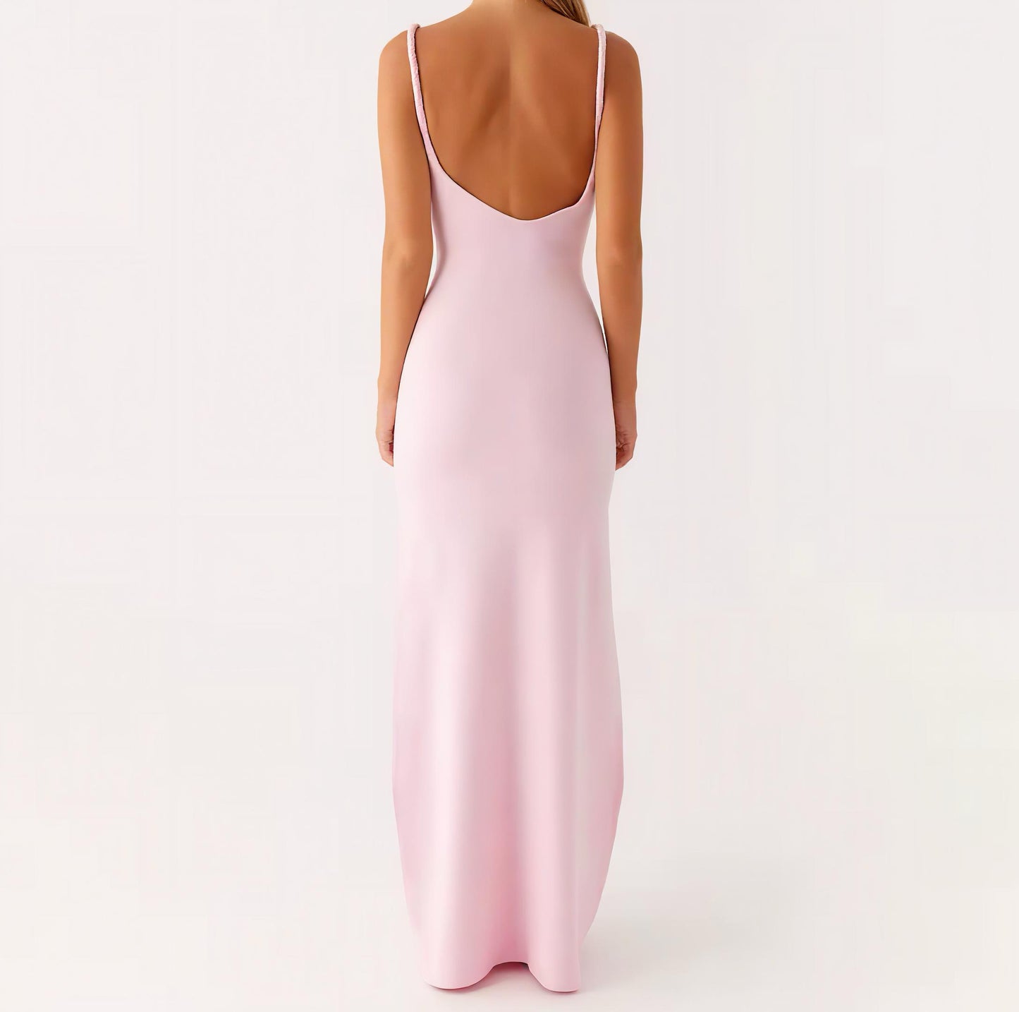 Elegantes Damen Maxi Kleid – Rückenfrei & Ärmellos – 3 Farben