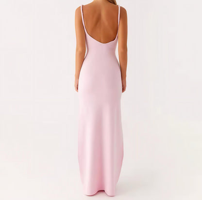 Elegantes Damen Maxi Kleid – Rückenfrei & Ärmellos – 3 Farben